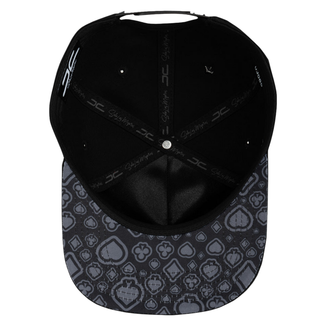 GORRA JC HATS KINGS CARD BLACK ON BLACK