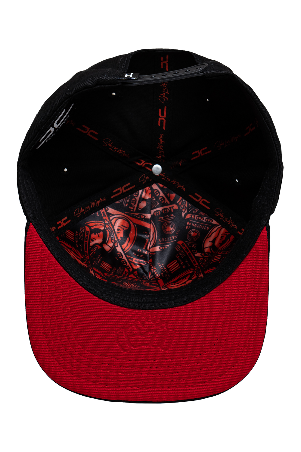 GORRA JC HATS BUSINESS BLACK/RED