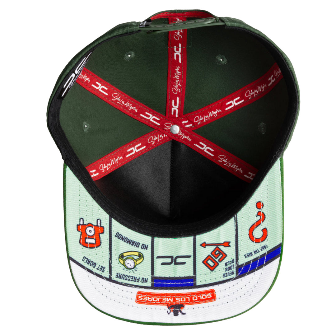 GORRA JC HATS NEVER LOOK BACK GREEN