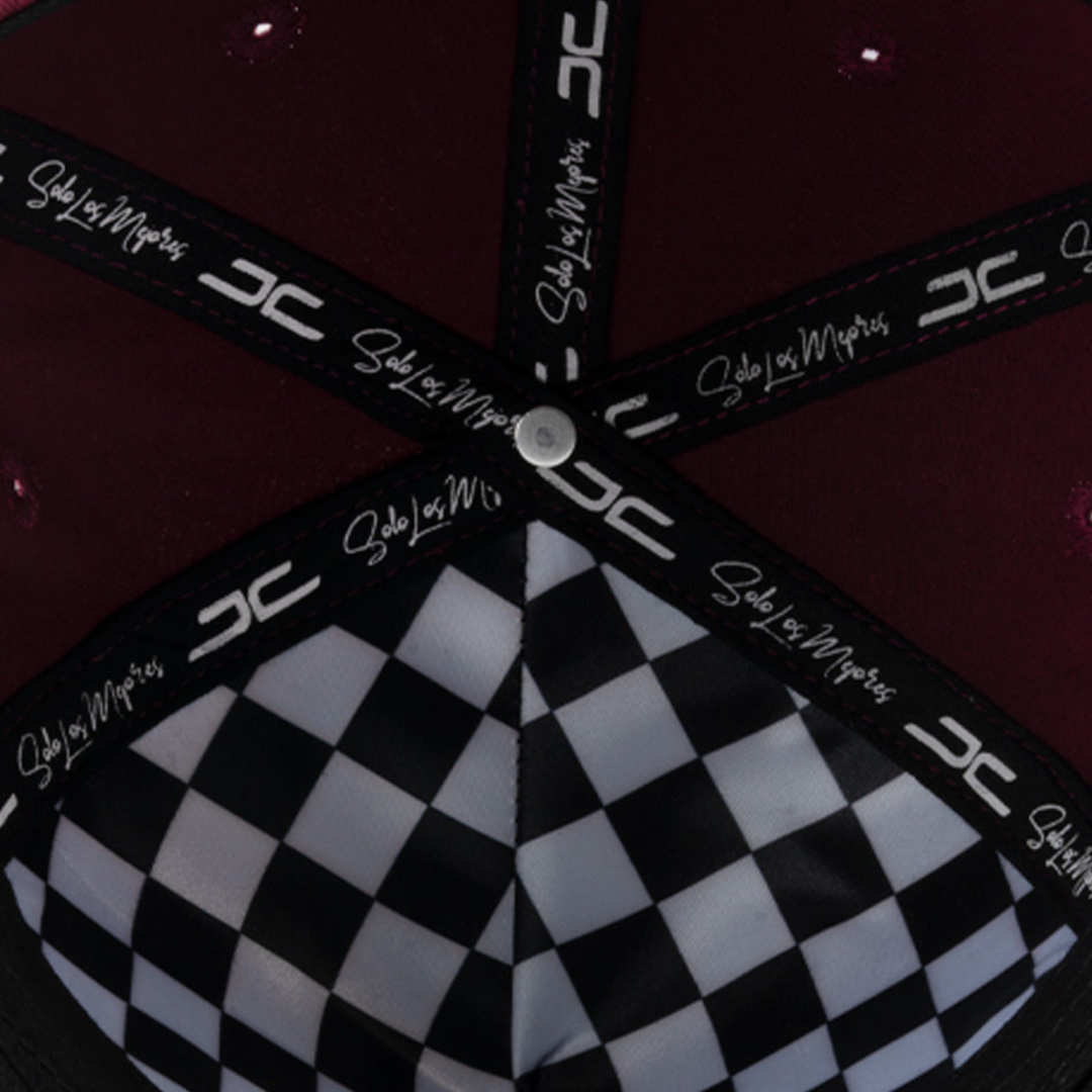 GORRA JC HATS CARTOON BURGUNDY