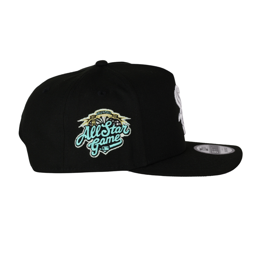 GORRA NEW ERA SOX NEGRO PARCHE TURQUEZA