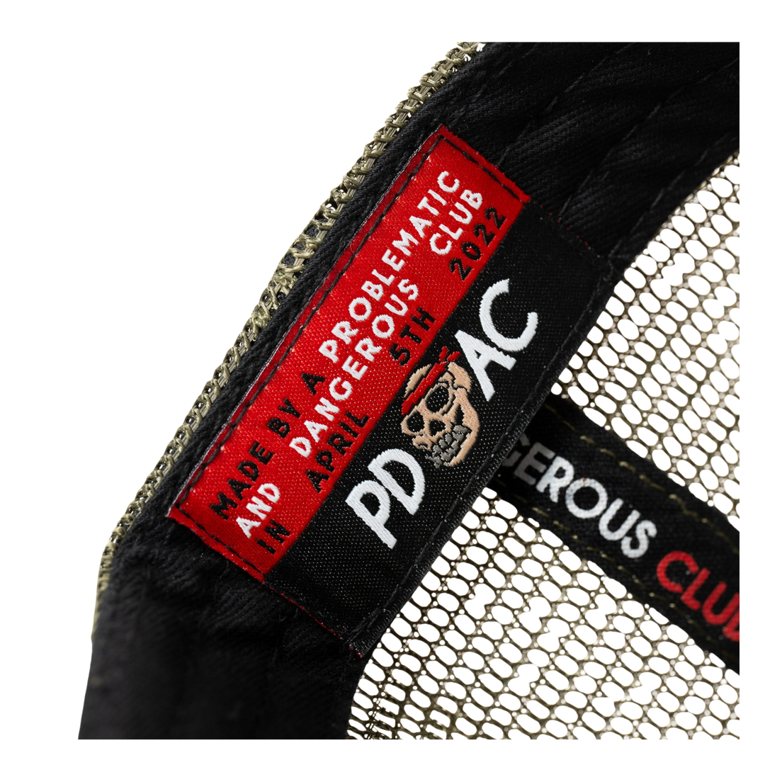 GORRA PROBLEATIC AND DANGEROUS CLUB GOOD THINGS MALLA VERDE