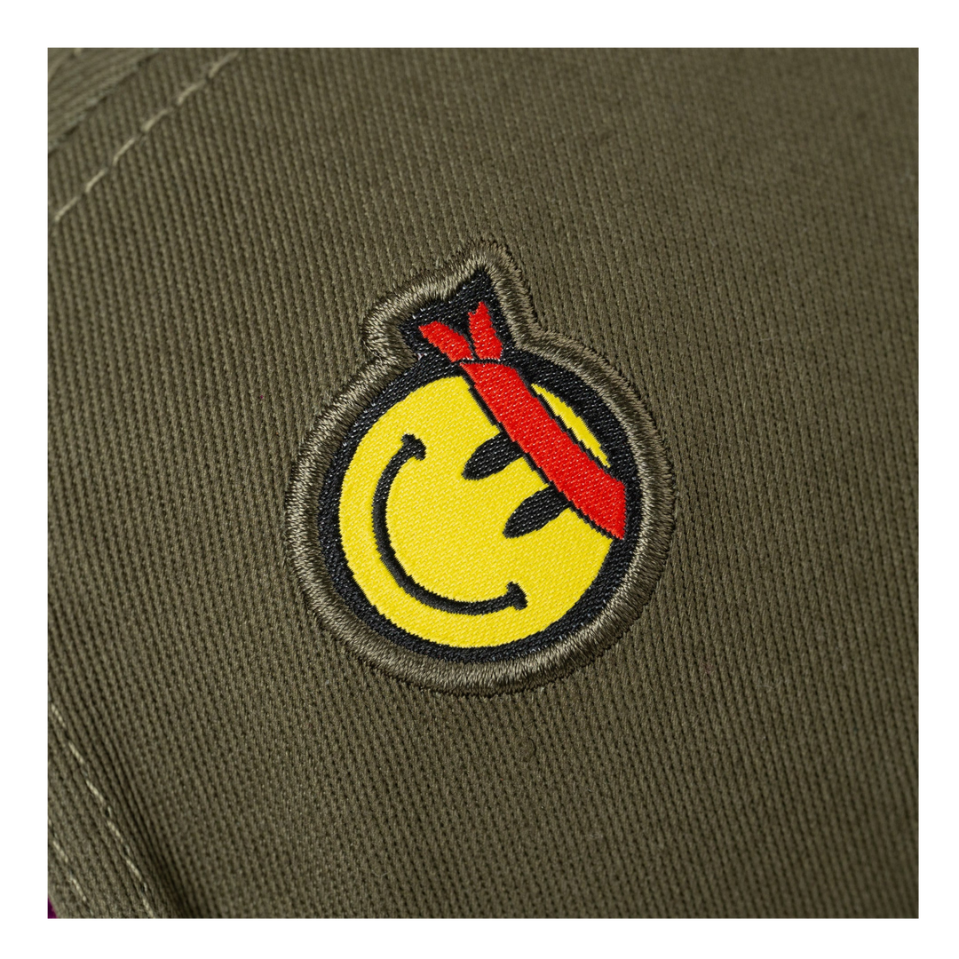 GORRA PROBLEMATIC AND DANGEROUS CLUB DRUGS ARE BAD VERDE MILITAR