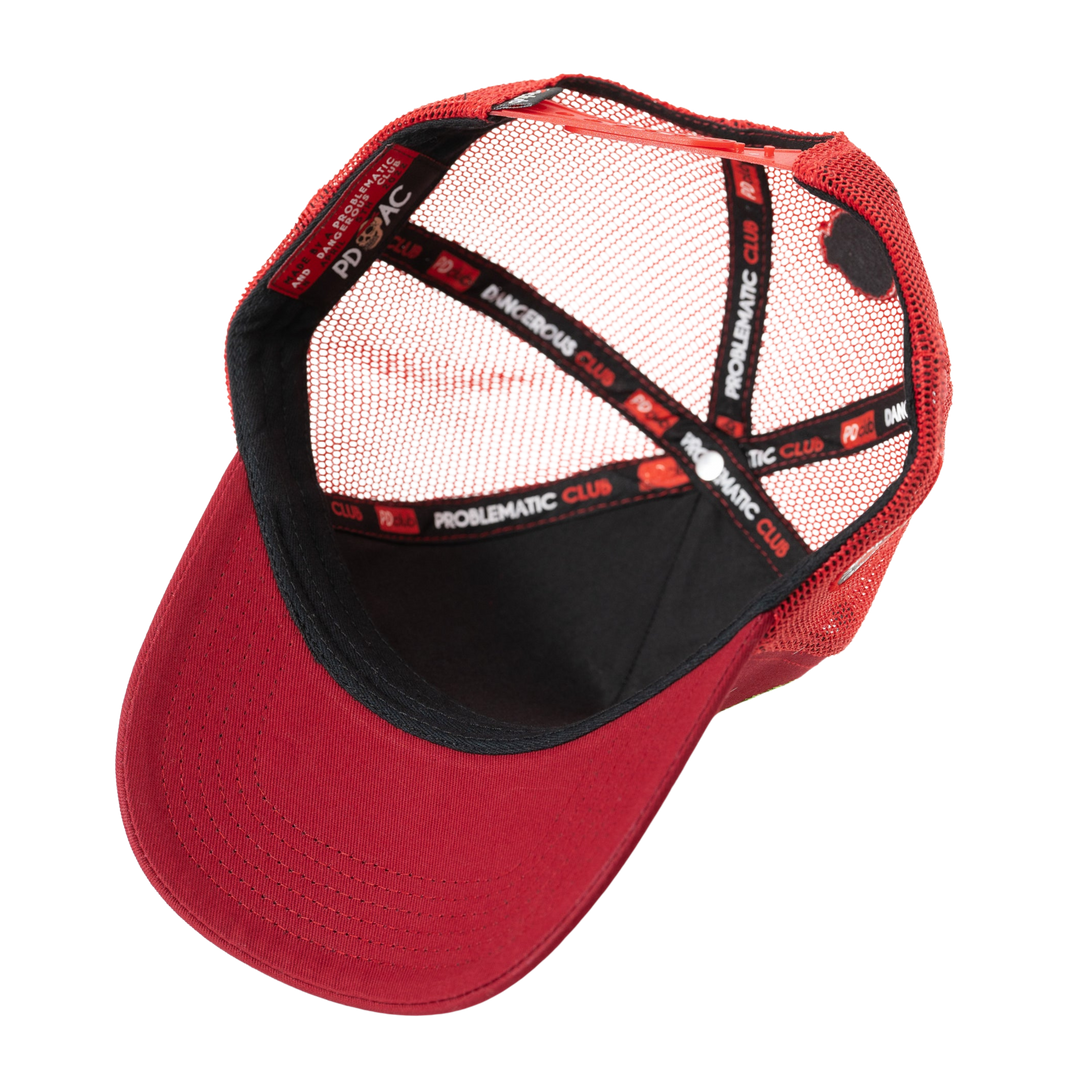 GORRA PROBLEATIC AND DANGEROUS CLUB GOOD THINS MALLA ROJA