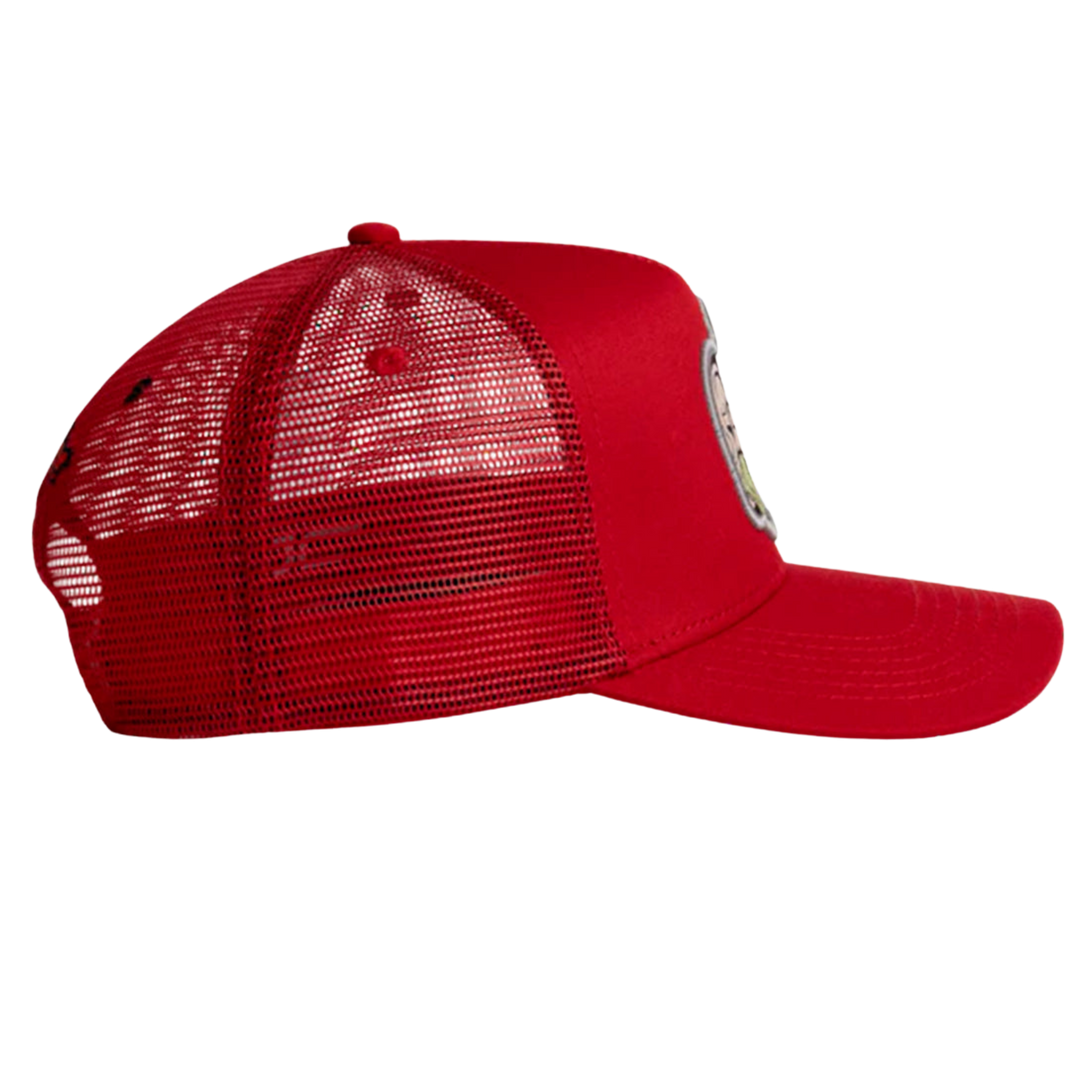 GORRA JC HATS HI MONEY CURVA ROJO