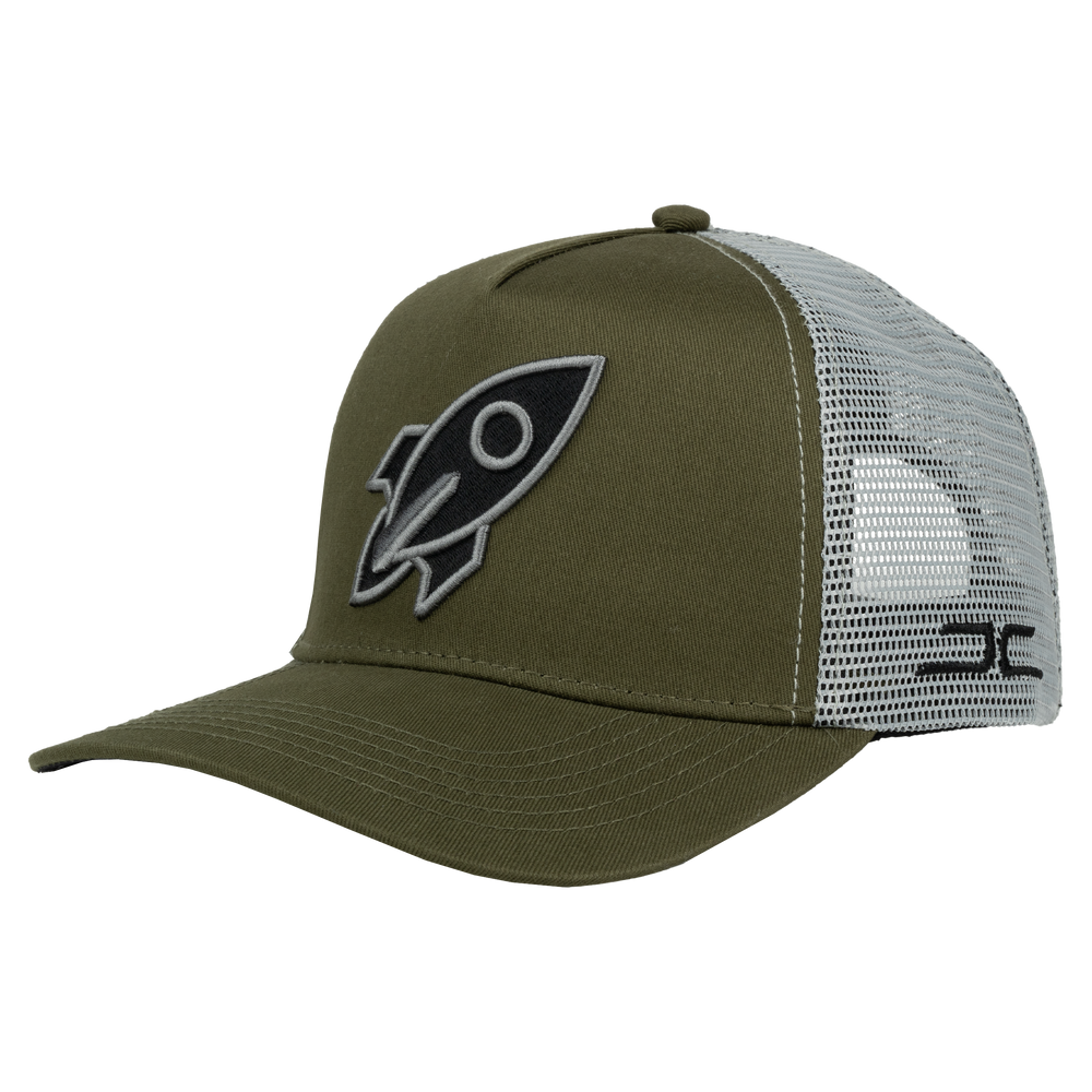 GORRA JC HATS COHETE CURVED MESH GREEN