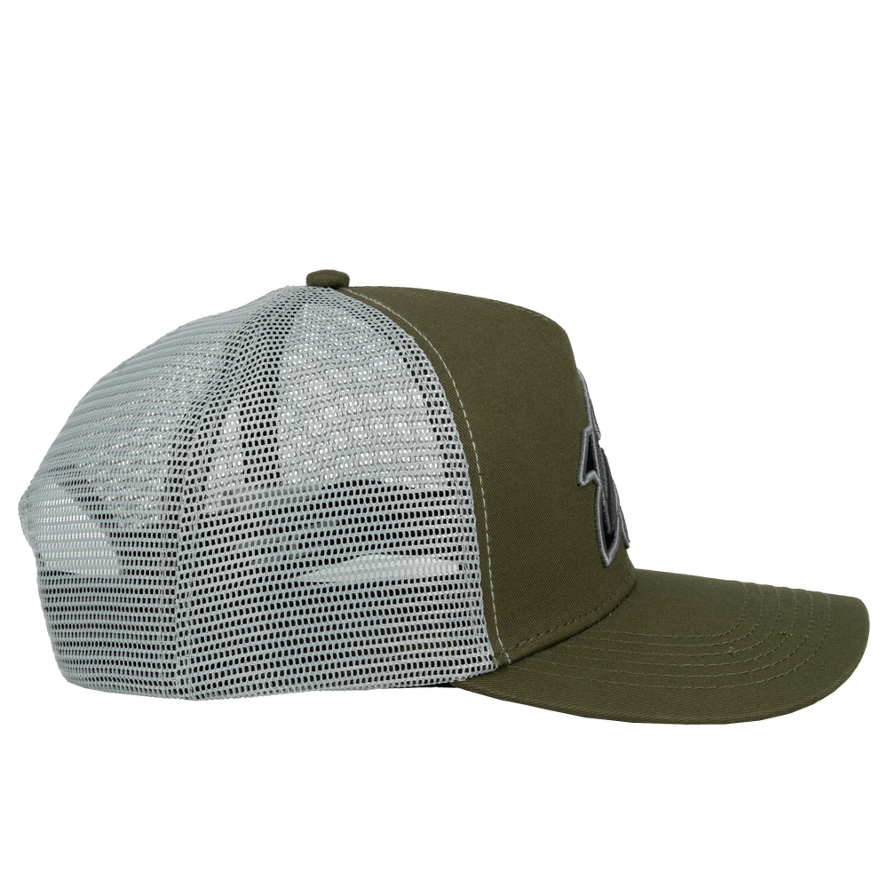 GORRA JC HATS COHETE CURVED MESH GREEN