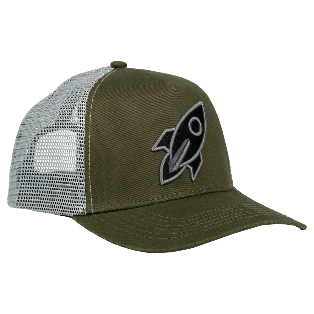GORRA JC HATS COHETE CURVED MESH GREEN