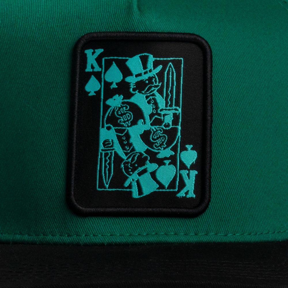 GORRA JC HATS KING CARD GREEN