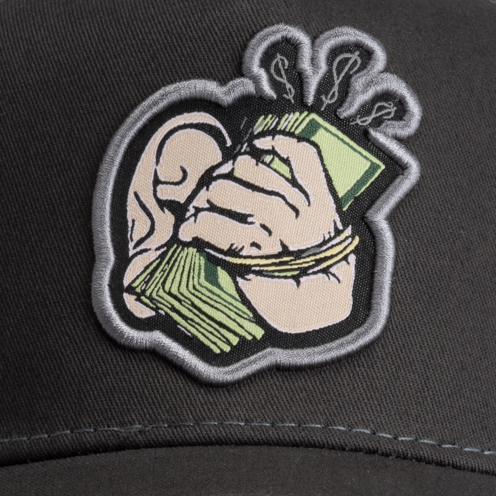 GORRA JC HATS HI MONEY CURVA GRIS