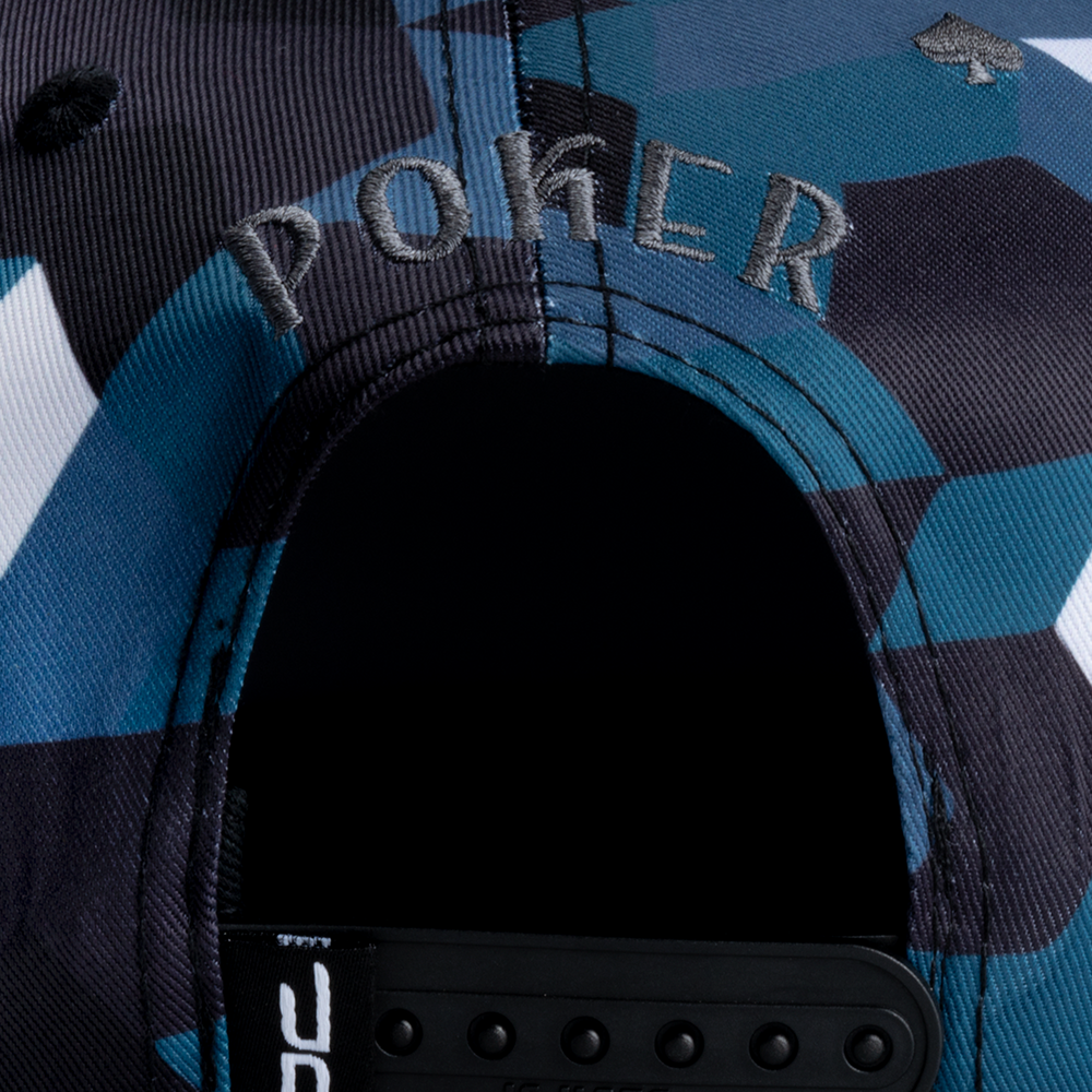 GORRA JC HATS POKER CAMO AQUA