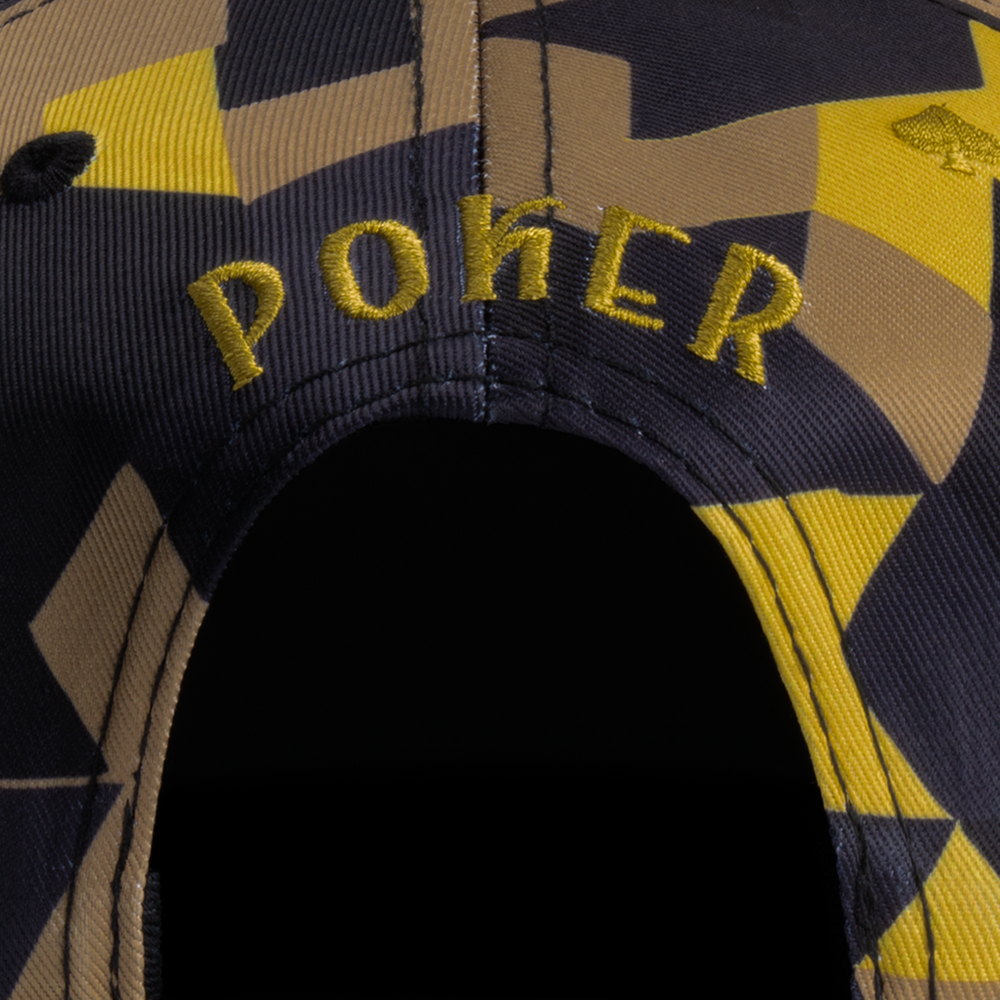 GORRA JC HATS POKER CAMO AMARILLO