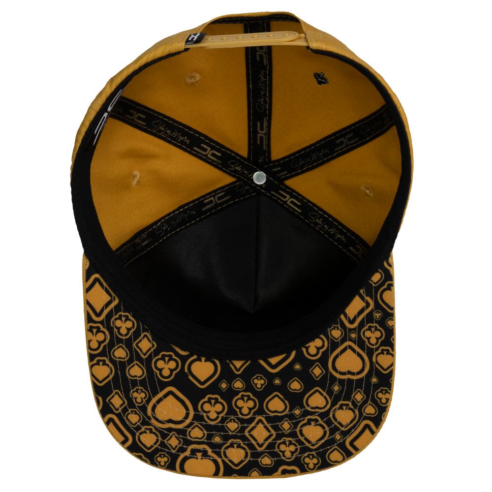 GORRA JC HATS KING CARD YELLOW