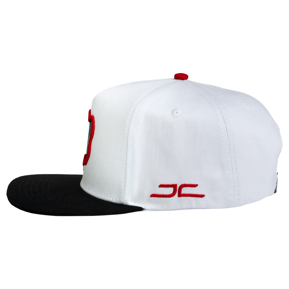 GORRA JC HATS JUMP WHITE BLACK