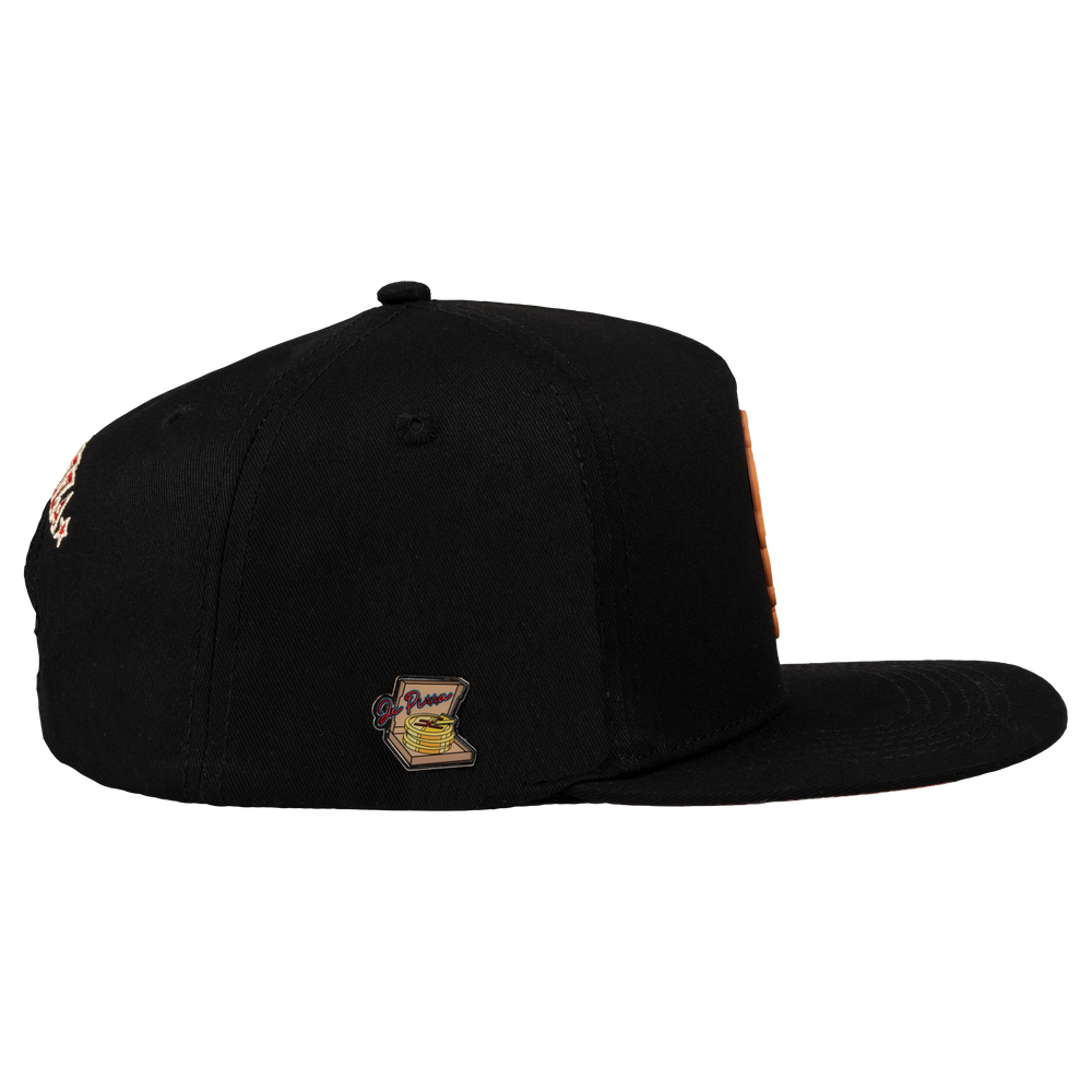 GORRA JC HATS PIZZA BLACK