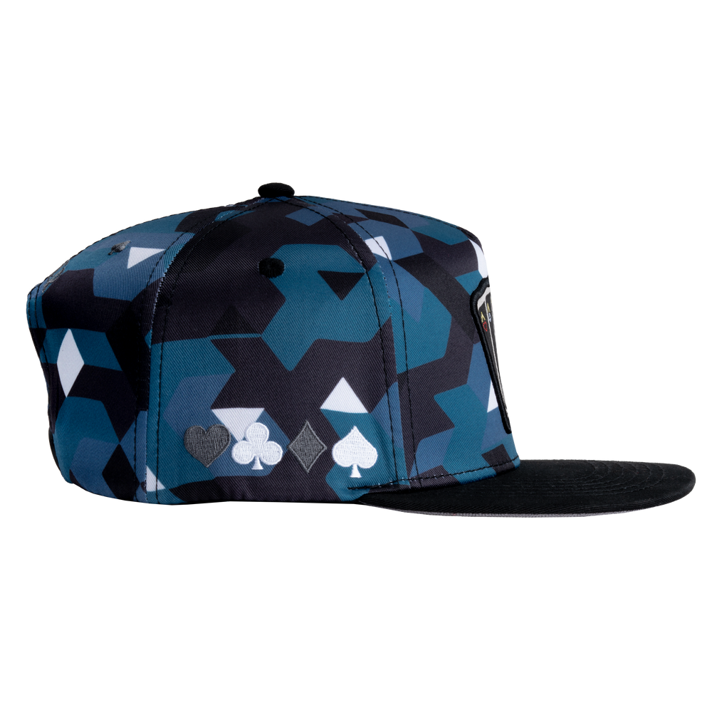 GORRA JC HATS POKER CAMO AQUA