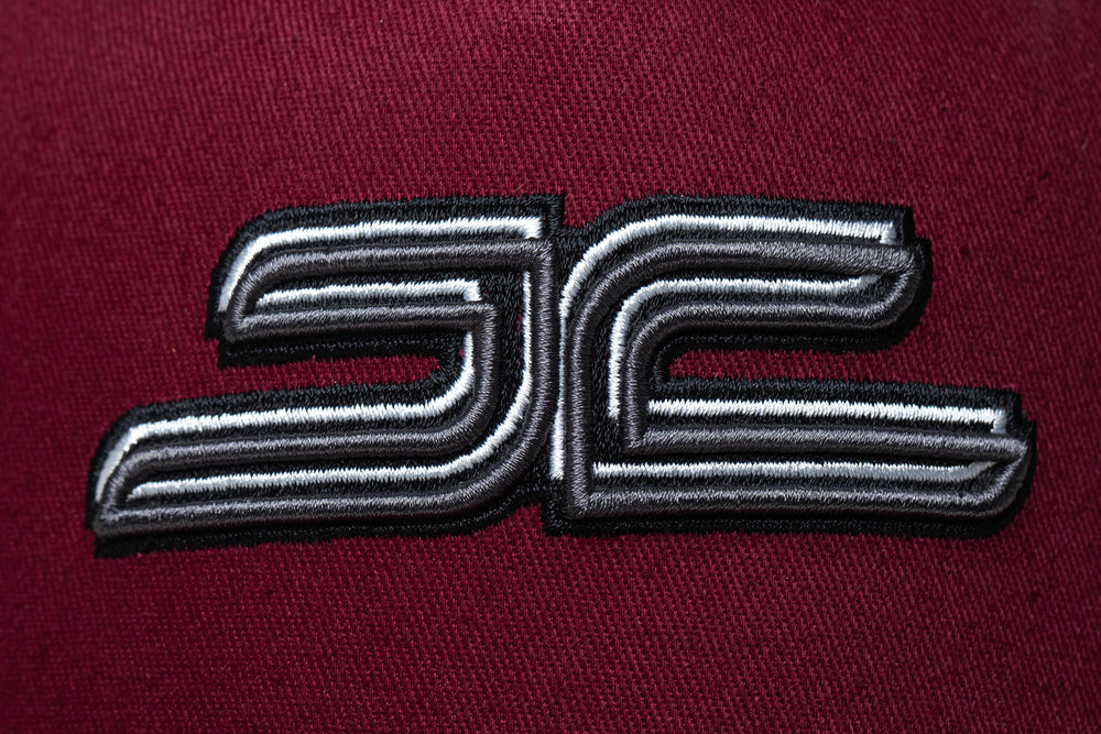 GORRA JC HATS CLASSIC BURGUNDY CURVE