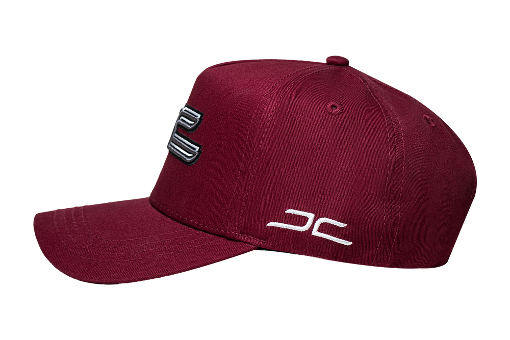 GORRA JC HATS CLASSIC BURGUNDY CURVE