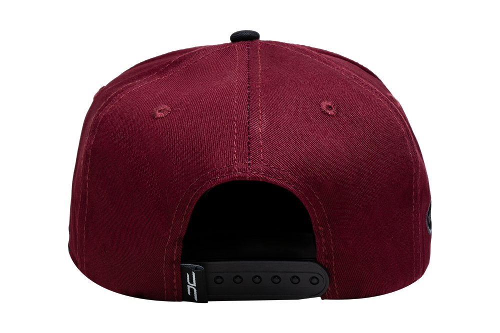GORRA JC HATS MIAMI VIBE BURGUNDY