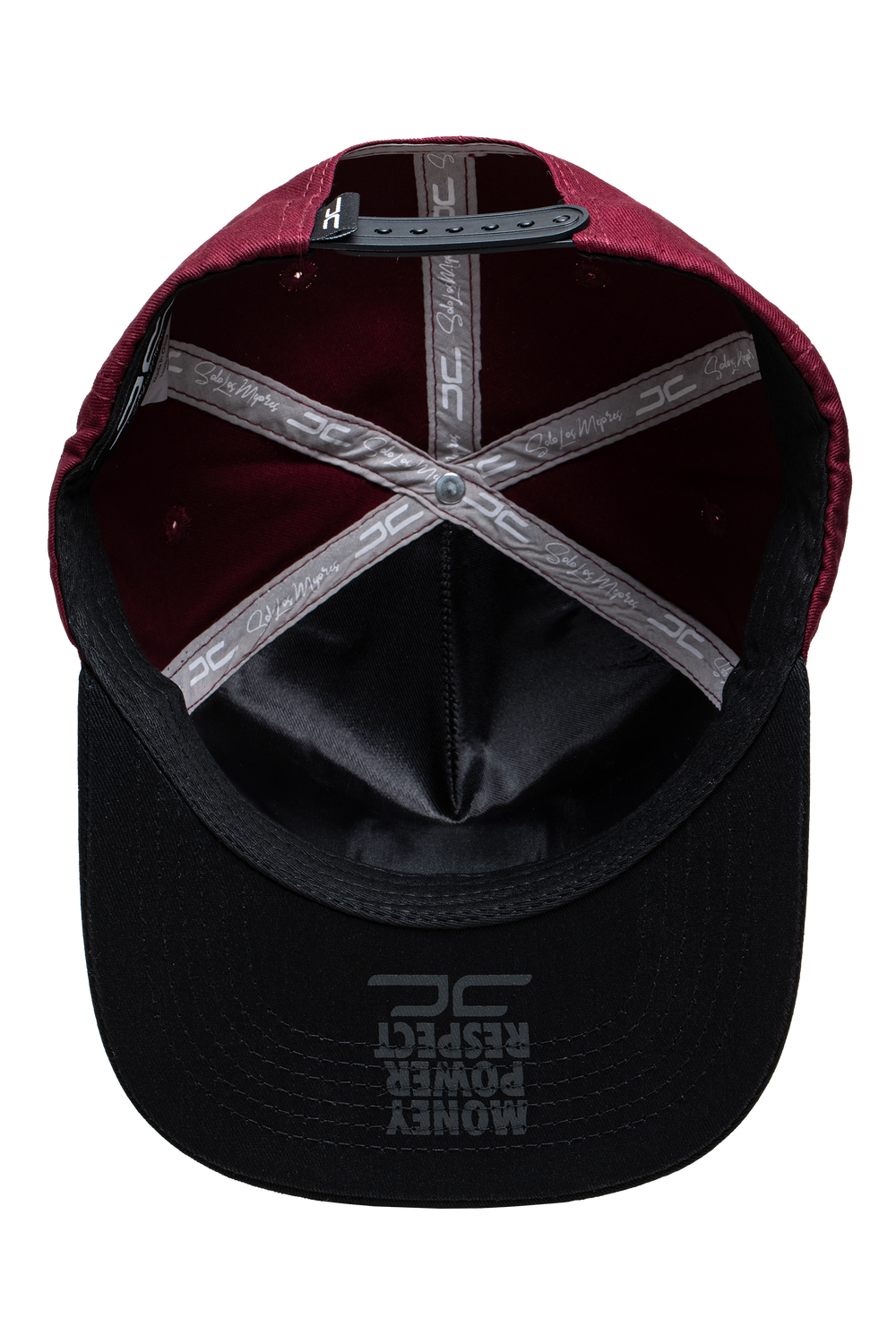 GORRA JC HATS MIAMI VIBE BURGUNDY