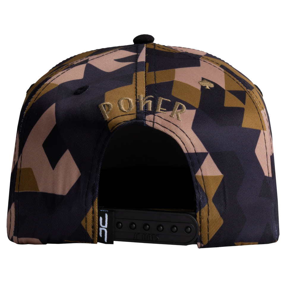 GORRA JC HATS POKER CAMO CAFE