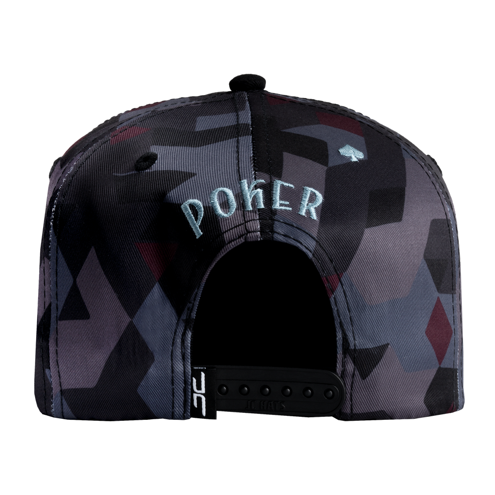 GORRA JC HATS POKER CAMO AZUL