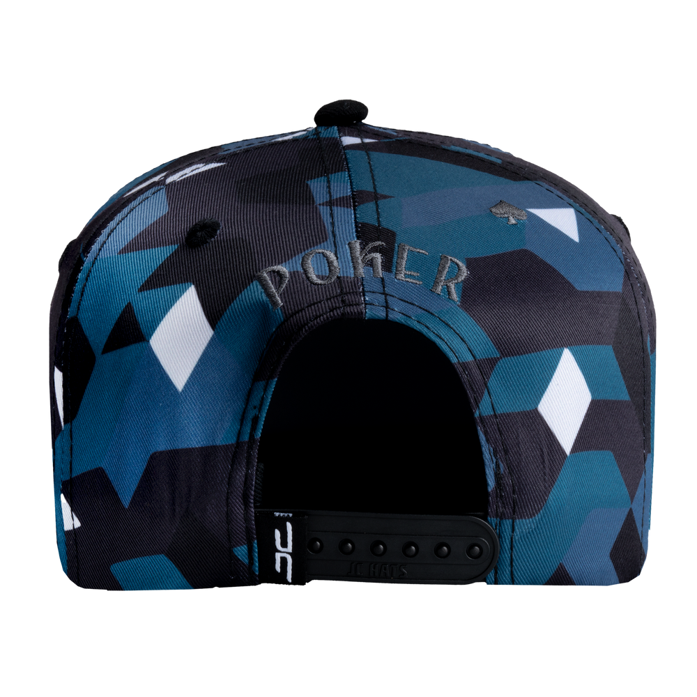 GORRA JC HATS POKER CAMO AQUA