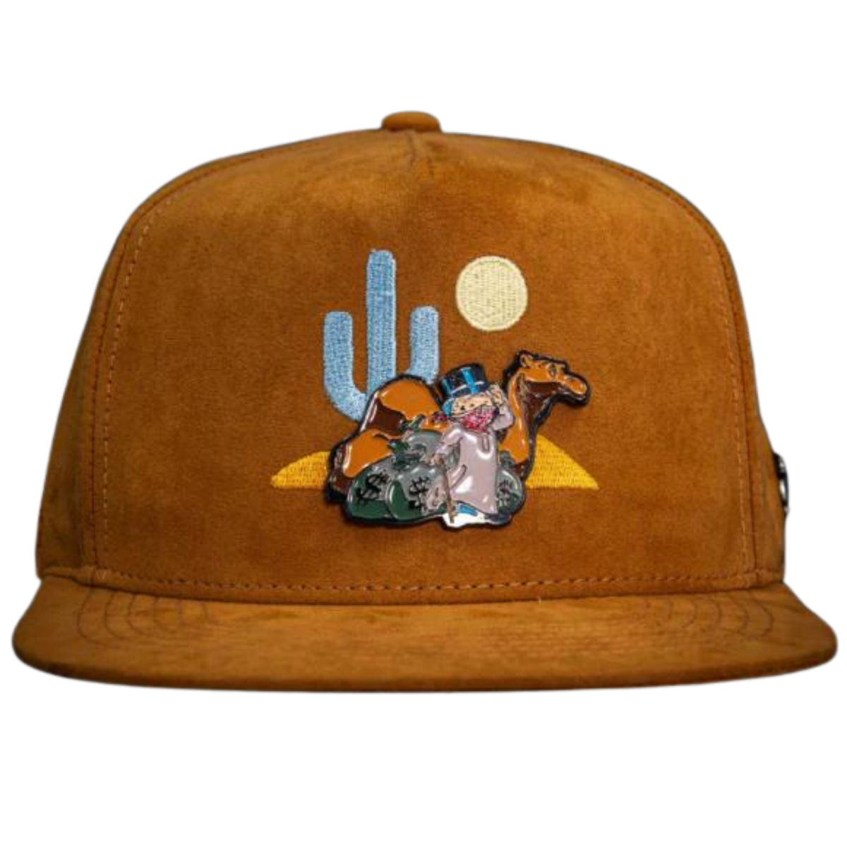 GORRA CASH ONLY CAMEL DESERT IN SUEDE – MONKEY HATS